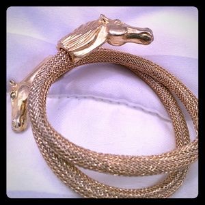 Gold horse bracelet!